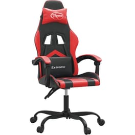 Καρέκλα Gaming VIDAXL 3143891 από Τεχνητό Δέρμα - Μαύρο