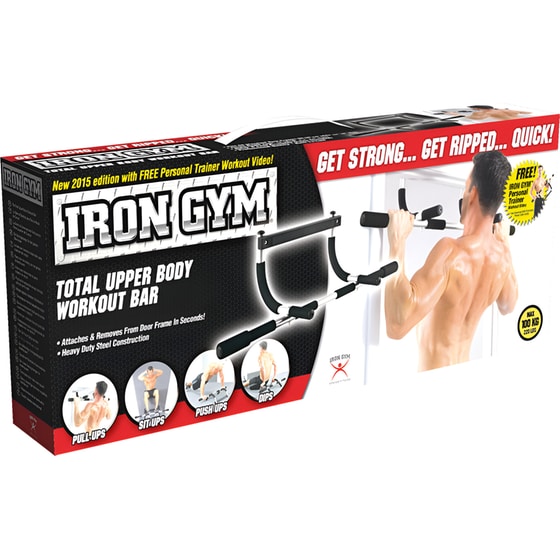 Μονόζυγο & Δίζυγο Πόρτας Iron Gym Xtreme 60 - 85 cm Μαύρο image 3
