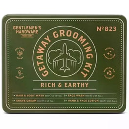Travel&nbsp;Set&nbsp;Gentlemen's&nbsp;Hardware&nbsp;για&nbsp;Καθαρισμό&nbsp;Προσώπου&nbsp;&&nbsp;Σώματος&nbsp;(4&nbsp;Τεμάχια)