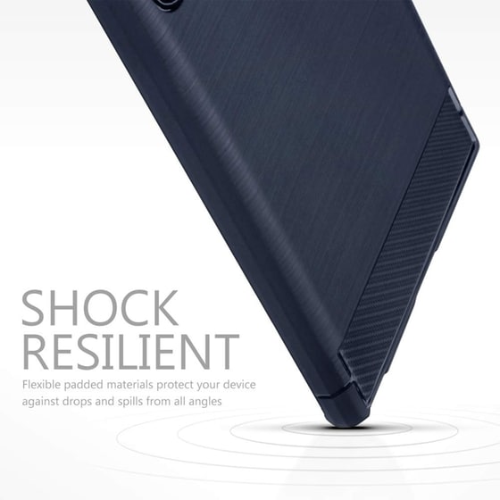 Θήκη Samsung Galaxy Note 10 - Terrapin Carbon Fibre - Blue image 3