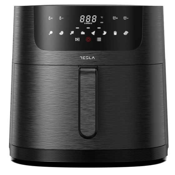 TESLA AF800B 1800 W με Αποσπώμενο Κάδο 8 L Μαύρη Φριτέζα Αέρος image 0