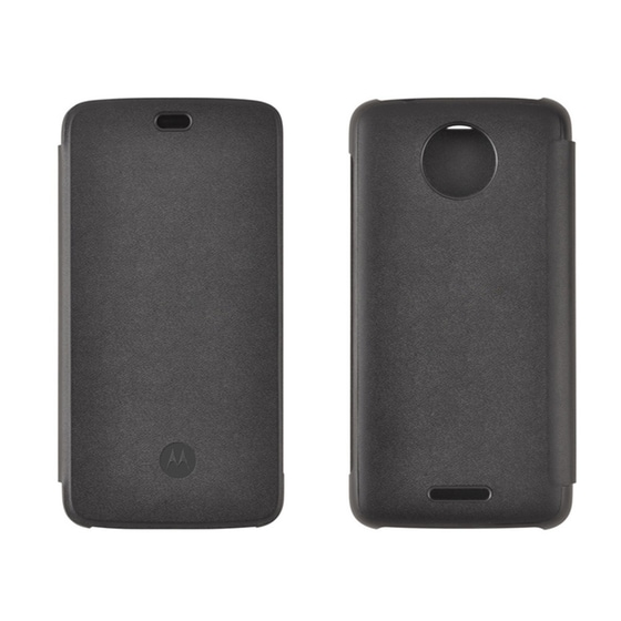 Θήκη Motorola Moto C Plus Flip Cover - Μαύρο image 0