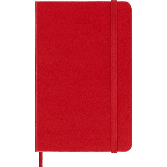 Ημερολόγιο Ημερήσιο Moleskine 2025 12M Pocket Red Hard image 0