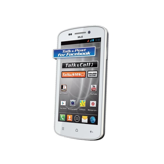 Smartphone MLS iQTalk King Dual Sim 4GB Λευκό image 0
