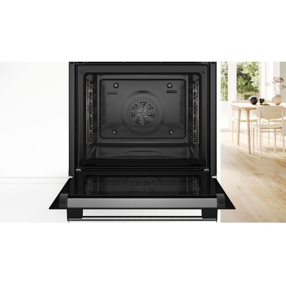 BOSCH HBA574BS3 71 Lt Inox Εντοιχιζόμενος Φούρνος Άνω Πάγκου image 2