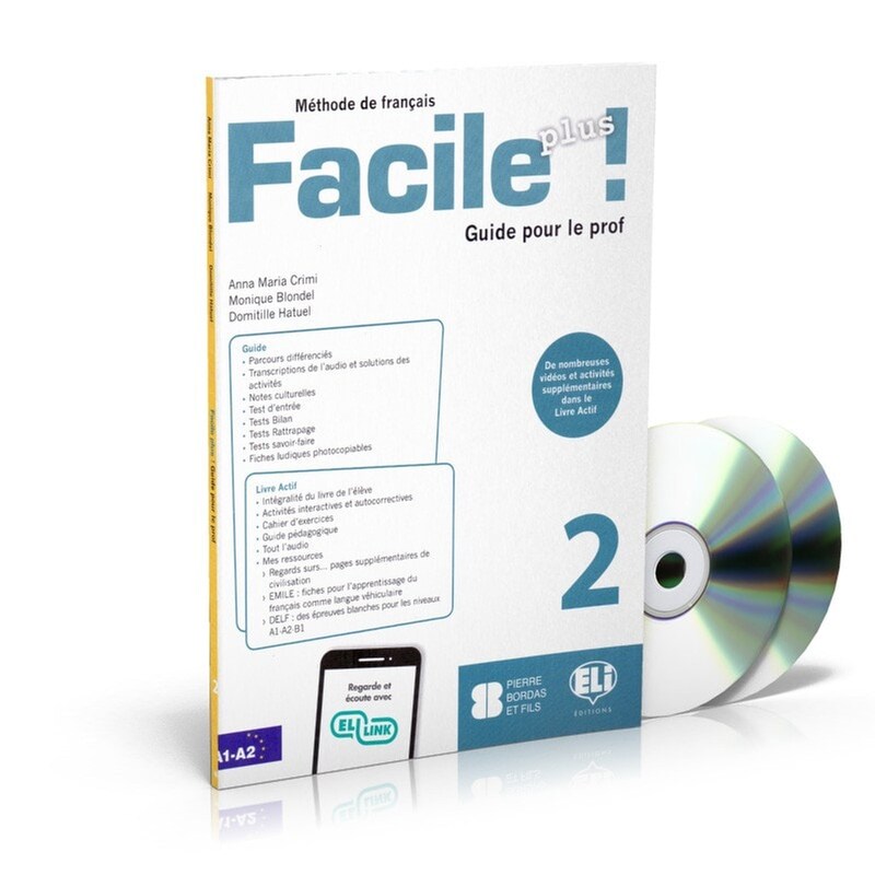 Facile plus 2 Guide pedagogique + CD audio