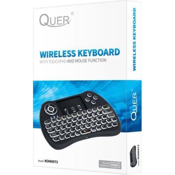 Rebel Mini Q5 Ασύρματο Πληκτρολόγιο Black (US) image 5