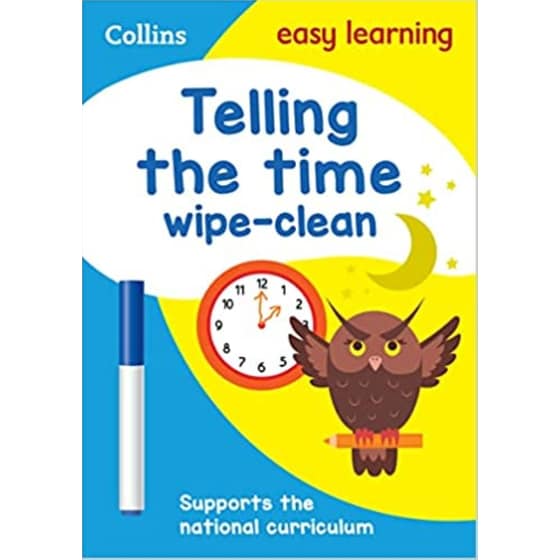 Telling The Time Wipe Clean Activity Book image 0