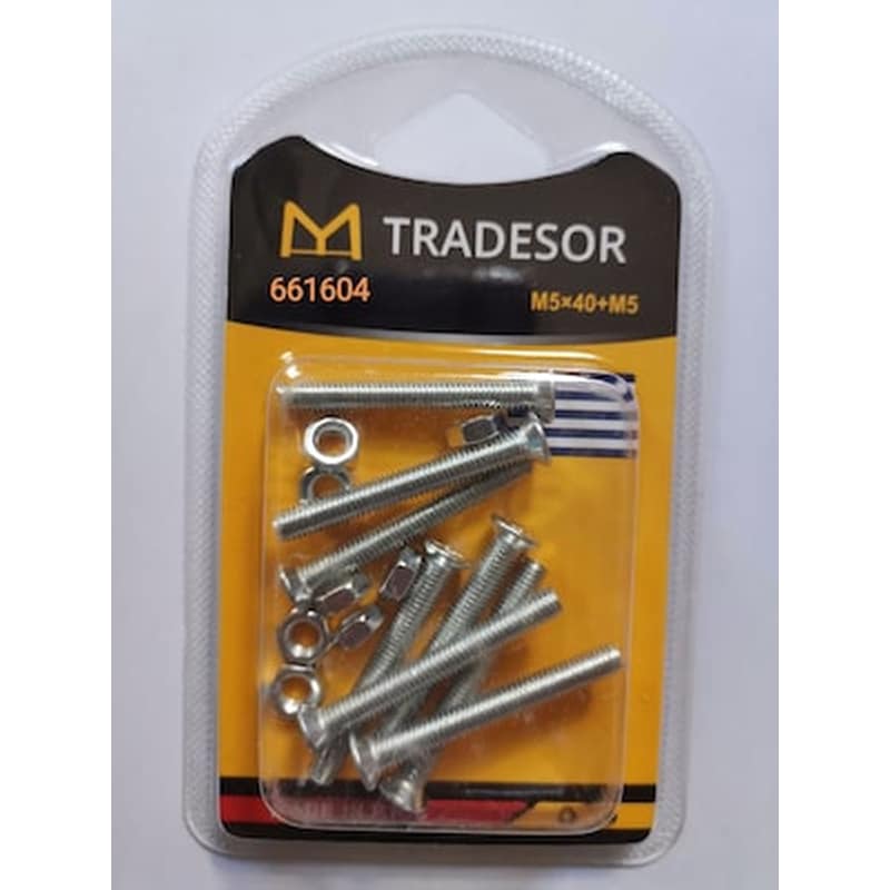 TRADESOR Σετ - Βίδες - 5x40mm