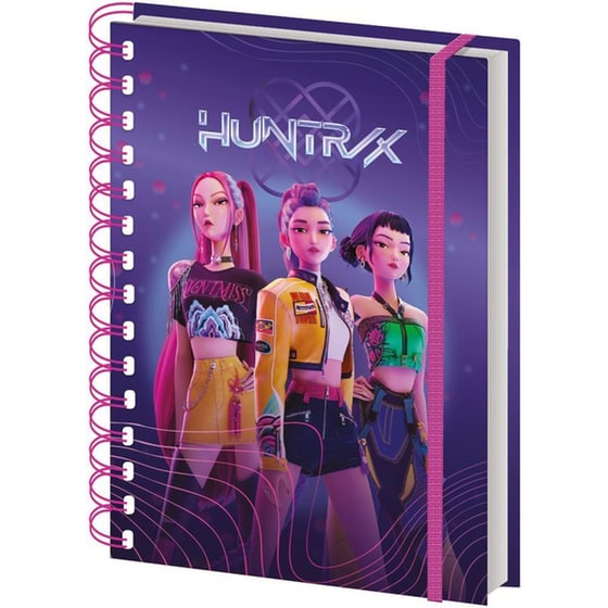 Σημειωματάριο Pyramid Σπιράλ Α4 Demon Hunters Huntrix image 0