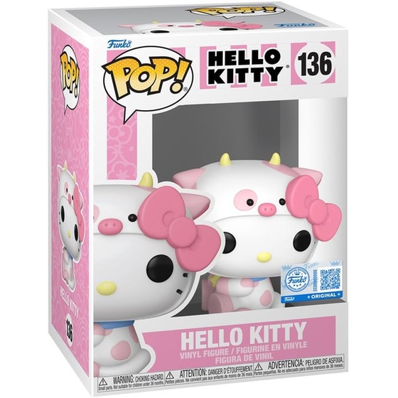Funko Pop! Sanrio: Hello Kitty - Hello Kitty in Cow Cosplay (Special Edition) #136 Vinyl Figure image 1