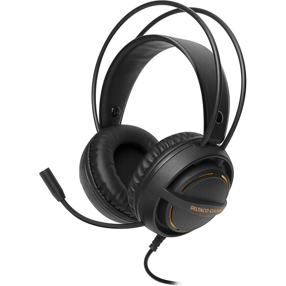 Deltaco 3in1 Gaming Σετ Ενσύρματο Ποντίκι LED & Ενσύρματα Ακουστικά 3.5mm & Mousepad - Μαύρο image 3