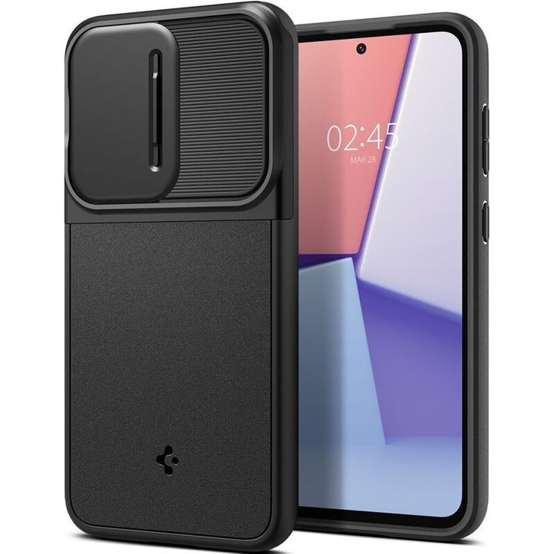 SPIGEN Θήκη Samsung Galaxy S23 FE - Spigen Optik Armor με Κάλυμμα για την Κάμερα - Μαύρο