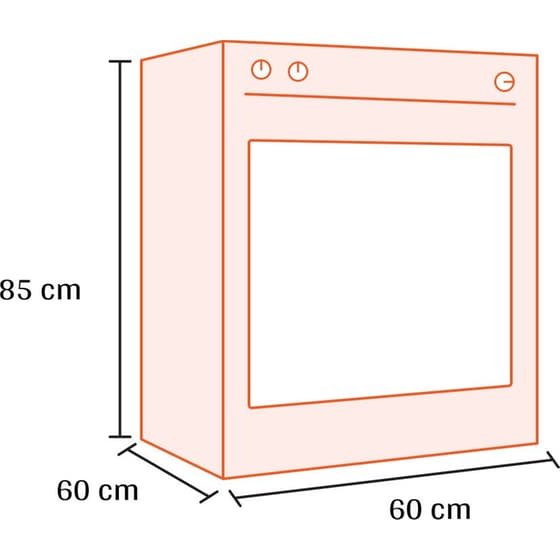 BEKO FBM67300WDS 72 Lt Λευκό Ηλεκτρική Κουζίνα Κεραμική image 1