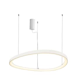 Φωτιστικό Οροφής Led Aca Harmony Br97ledp40wh από Αλουμίνιο - Λευκό