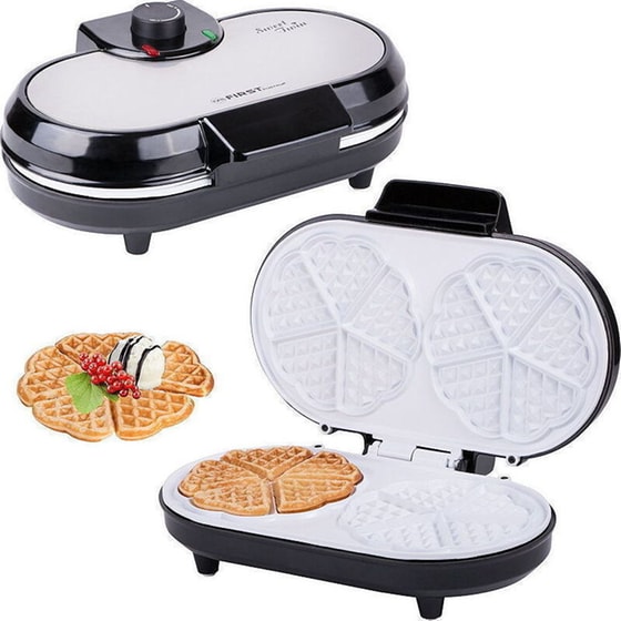 Βαφλιέρα FIRST AUSTRIA FA5305-2WI 1000 W 2 Θέσεων Λευκό image 2