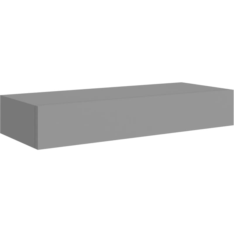 Ράφι Τοίχου VidaXL από MDF 60x23.5x10 cm - Γκρι VIDAXL