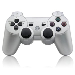 Gamepad Ασύρματο για PS3 Ασημί