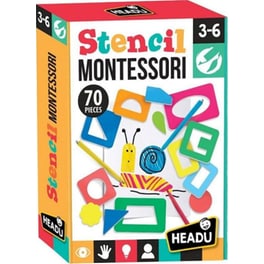 Headu Εκπαιδευτικό Παιχνίδι Montessori Στένσιλ