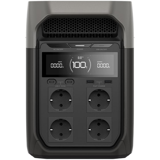 Ecoflow Delta 3 Power Station 1024 Wh - Μαύρο image 0
