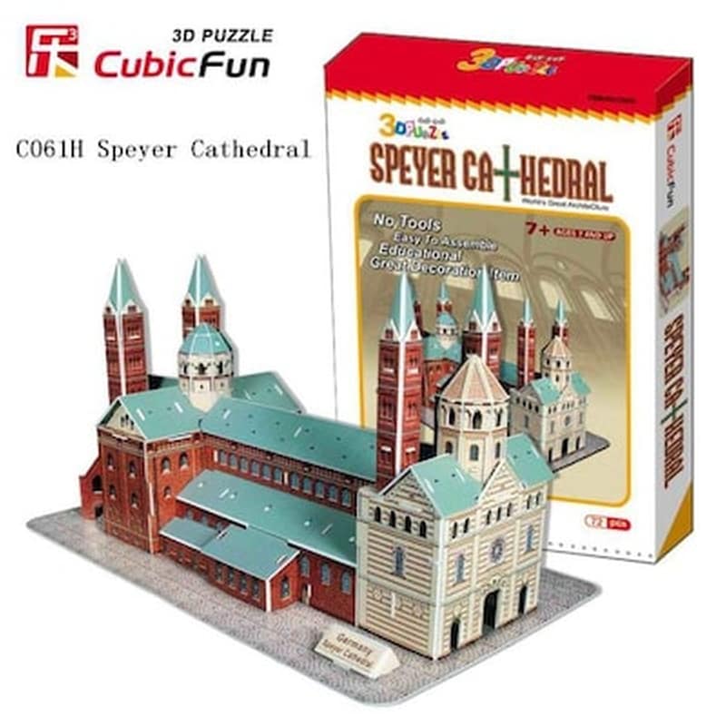 3d Puzzle Series Speyer Cathedral 72 Pcs C061h 7+