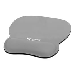 DeLock 12698 Mouse Pad 245mm με Στήριγμα καρπού Γκρι