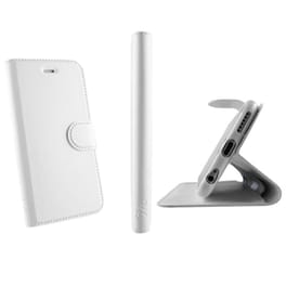 Θήκη Huawei Y6 - Volte-Tel Leather TPU Stand Book - White