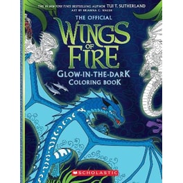 Wings of Fire Glow-in-the-Dark Coloring Book