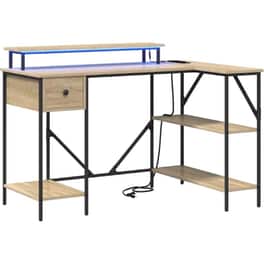 Γραφείο VidaXL από Επεξεργασμένο Ξύλο 120x79x86,5 cm - Sonoma Δρυς