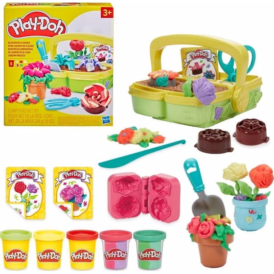 Hasbro Play-Doh Blooming Flowers Playset (G0492) image 2
