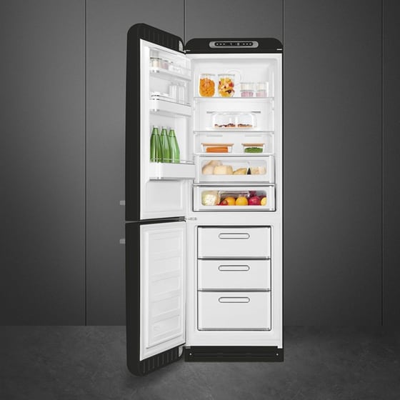 SMEG FAB32LBL5 Total No Frost 331 Lt Μαύρο Ψυγειοκαταψύκτης image 9