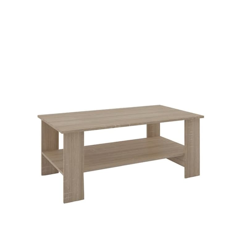 ESMARKET Τραπεζάκι Σαλονιού Άλκηστη Sonoma Oak Craft Grey 100x55x41cm