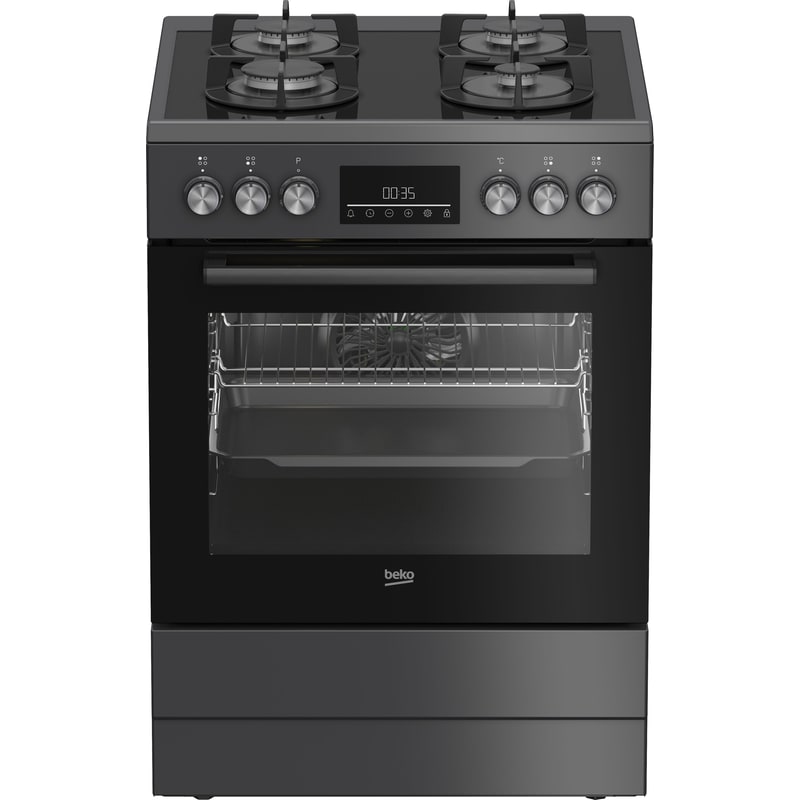 BEKO BEKO FBM62330GADSN 72 Lt Inox Μεικτή Κουζίνα Φυσικού Αερίου