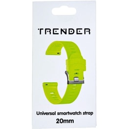 Λουράκι Trender Silicone Band για Universal 20mm - Green