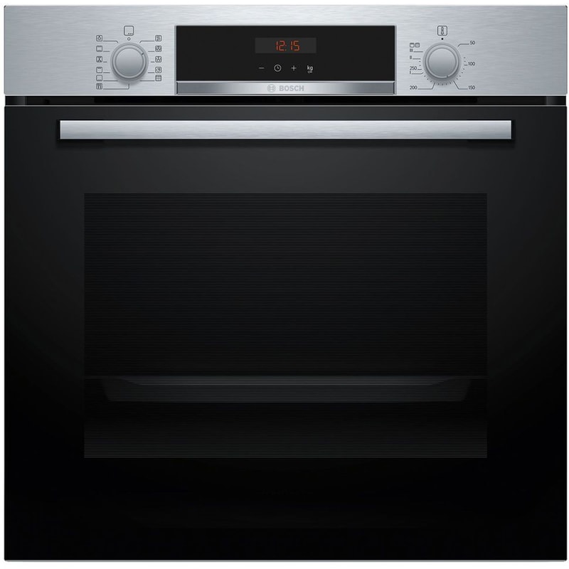 BOSCH HBA574BS3 71 Lt Inox Εντοιχιζόμενος Φούρνος Άνω Πάγκου