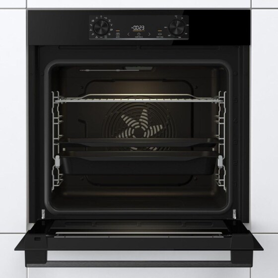 GORENJE BOS6737E06BG & ECT43X 77 Lt Μαύρο Eντοιχιζόμενο Σετ Φούρνος και Εστία image 3