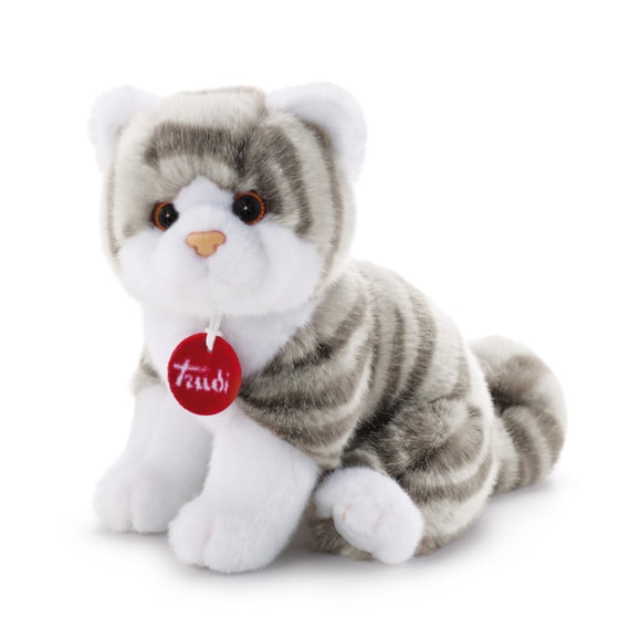 Λούτρινο Trudi Classic Γάτα Brad Γκρι S image 0