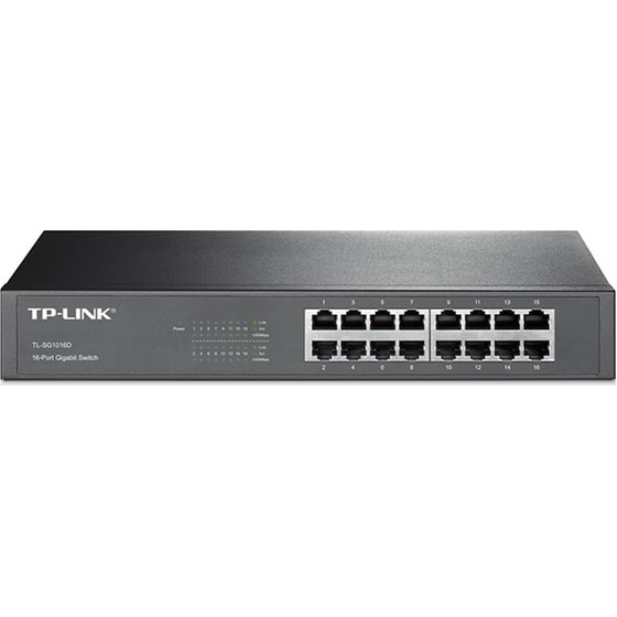 TP-Link TL-SG1016D Network Switch Unmanaged L2 10/100/1000 Mbps με 16 Θύρες image 0