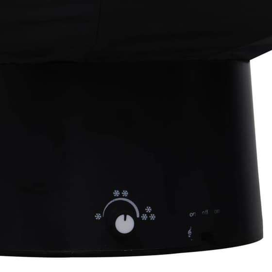 Χριστουγεννιάτικο Δέντρο VidaXL Χιονισμένο με Βάση 75cm - Μαύρο image 7