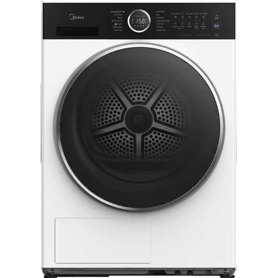 MIDEA MD205H100BW/W-GR 10kg με Αντλία Θερμότητας Λευκό Στεγνωτήριο Ρούχων image 0
