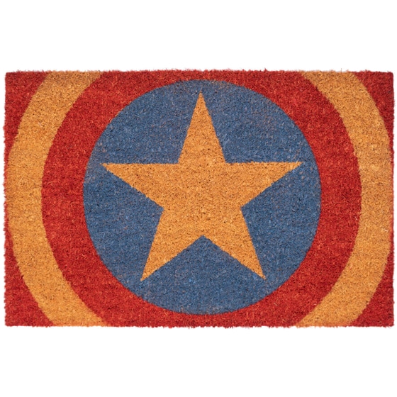 Πατάκι Εισόδου Grupo Erik Marvel Shield Captain America 60x40 cm - Πολύχρωμο image 0