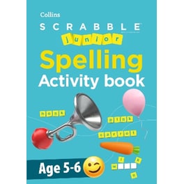 SCRABBLE™ Junior Spelling Activity book Age 5-6