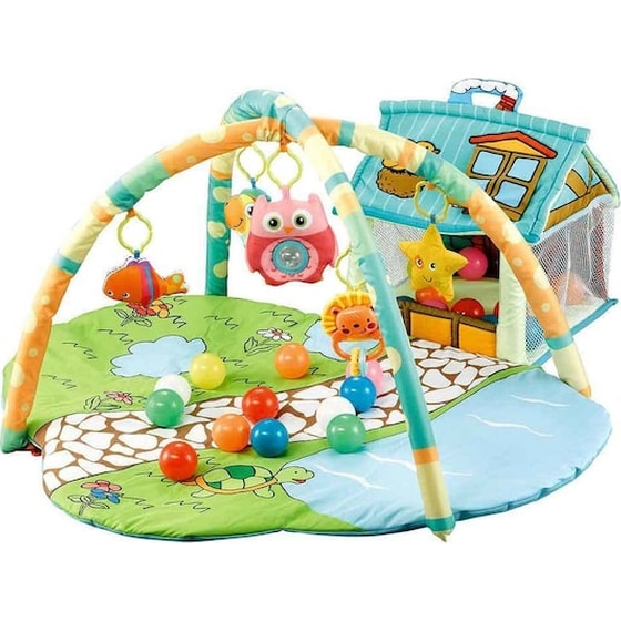 Γυμναστηριο Δραστηριοτητων Cangaroo Playmat Happy Farm Green  106872 image 1