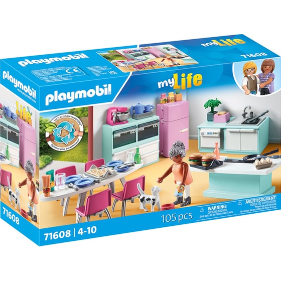 PLAYMOBIL® Μοντέρνα Κουζίνα με Τραπεζαρία (71608) image 0