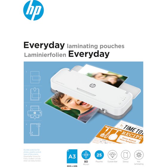 HP Everyday Φύλλα πλαστικοποίησης Α3 80mic 25 φύλλα image 0
