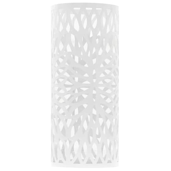 Ομπρελοθήκη VidaXL Ατσάλινη Ø20x48.5 cm - Λευκό image 1