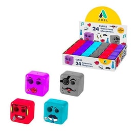 Ξύστρα Adel Cubbies Πολύχρωμη