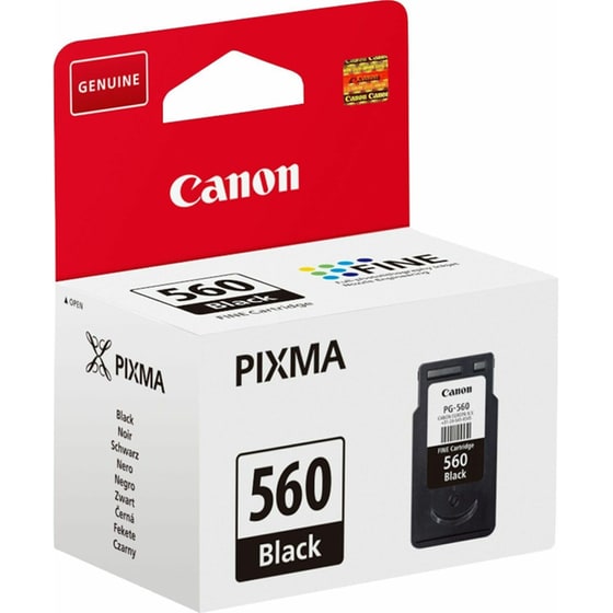 Canon PG-560 Μαύρο Μελάνι Εκτυπωτή 3713C001 image 1
