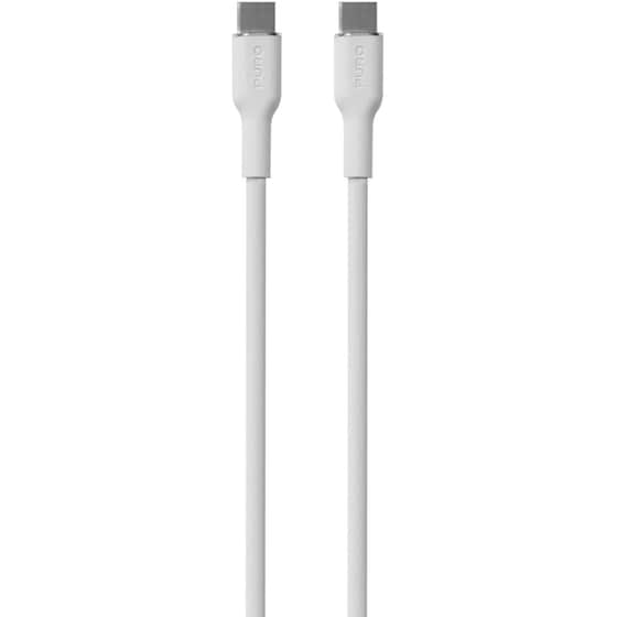 Καλώδιο Puro Soft USBC σε USBC 1.5m - Λευκό image 0