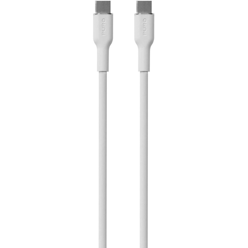 Καλώδιο Puro Soft USBC σε USBC 1.5m - Λευκό